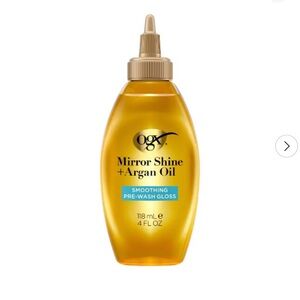 OGX | Mirror Shine + Argan Oil Smoothing Pre-Wash Hair Gloss, 4 fl oz